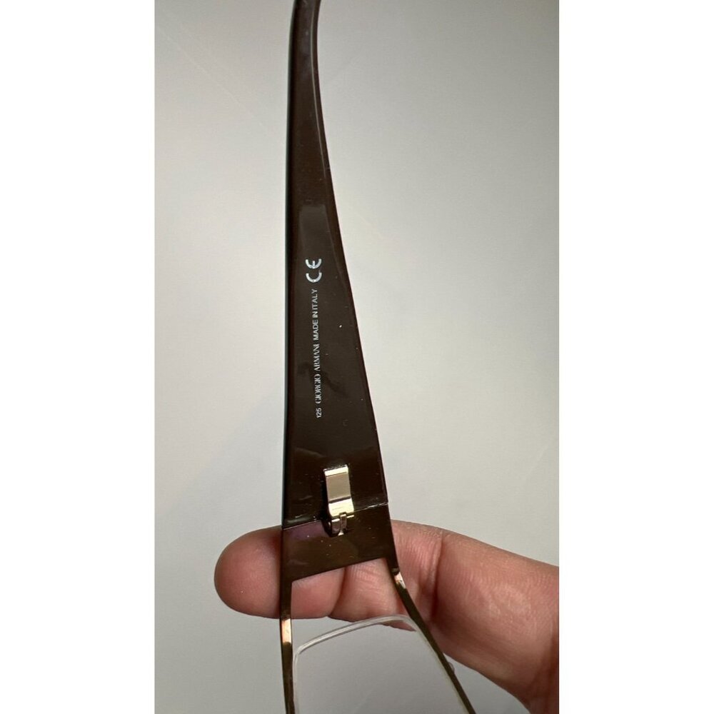 Giorgio Armani GA 543 NJG 125 Bronze Metal Brown Rectangle Eyeglass Frames - Picture 4 of 7